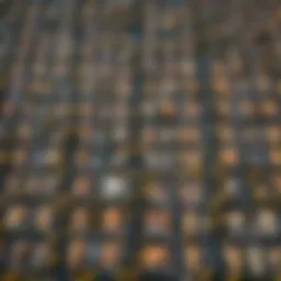 Aerial view of diverse Los Angeles neighborhoods