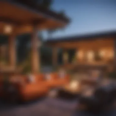 Outdoor lounge reflecting a vibrant community environment