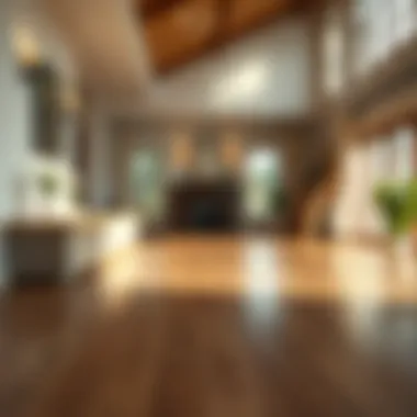 Clean hardwood floor after wax removal