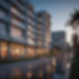Architectural design of Harbor Point on the Bay apartments