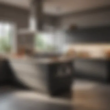 Modern Kitchen Essentials A close-up view of a well-maintained kitchen showcasing modern appliances and ample storage.