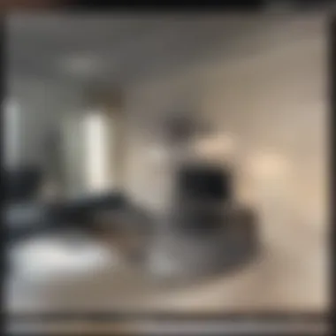 Stylish Living Room Setup An inviting living room featuring stylish furniture and organized decor.