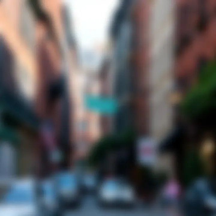 Charming streets of Beacon Hill showcasing historic architecture