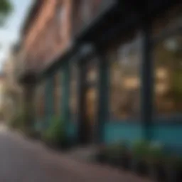 Charming street in the Pearl District