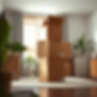 Packing and Organization Tips Organized moving boxes stacked in a new apartment