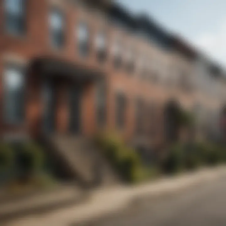 Charming residential neighborhood in Baltimore