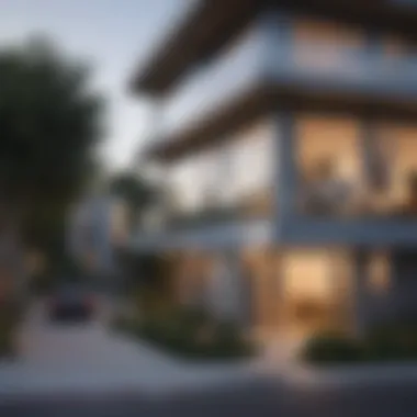 Architectural Elegance in Mar Vista Stunning architectural view of Mar Vista luxury apartments showcasing modern design