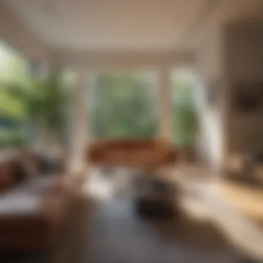 Maximizing Space through Design Interior design layout highlighting square feet measurements