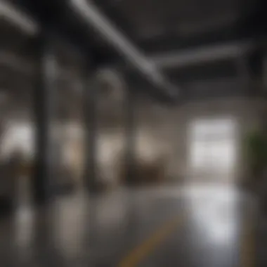 Commercial space dimensions being recorded