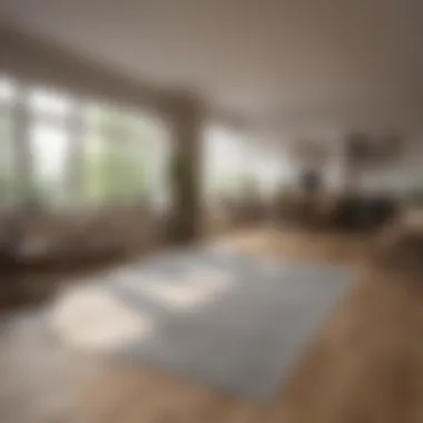 Visualizing Square Footage in Design Illustration of a floor plan with square footage noted for each room