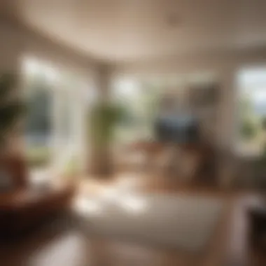 Understanding Room Shapes Diagram illustrating various room shapes and their square footage calculations