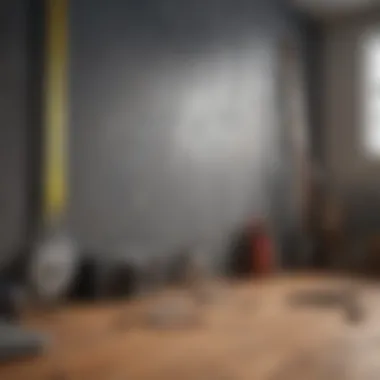 Tools for measuring wall dimensions
