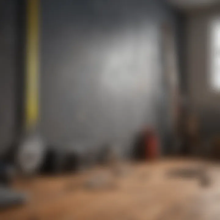 Tools for measuring wall dimensions