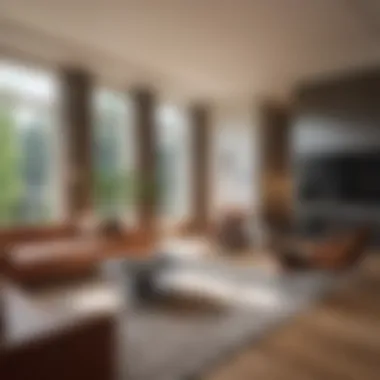 Sophisticated Interior of Mt. Tabor Apartment Stylish interior design of a Mt. Tabor Apartment unit