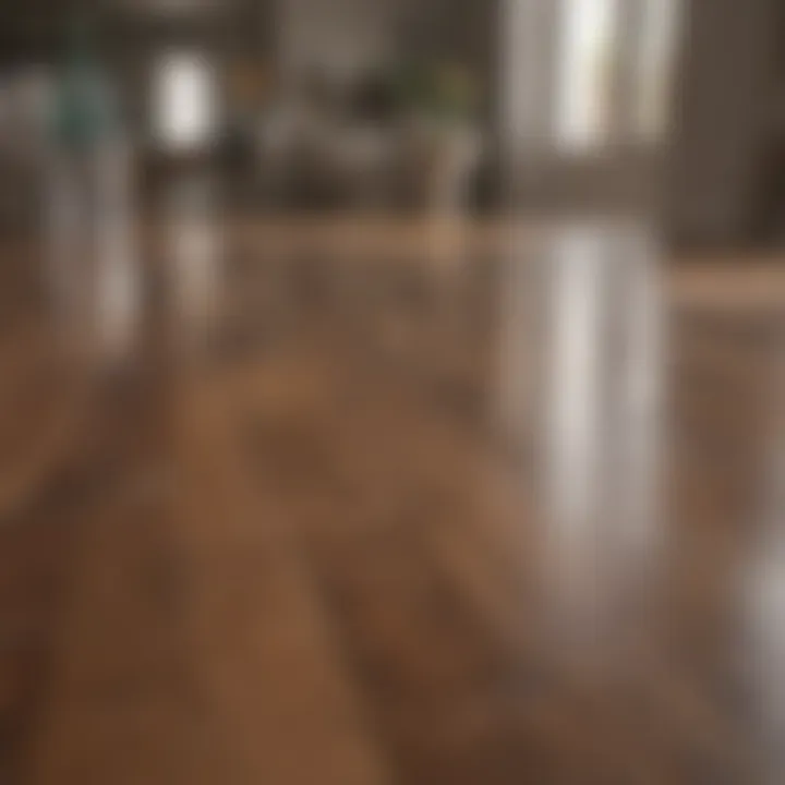 Natural cleaning solutions for laminate upkeep