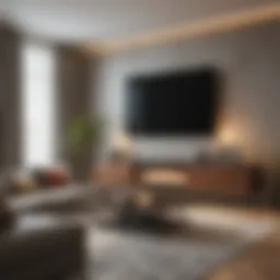Elegant condo living room showcasing modern design and comfort