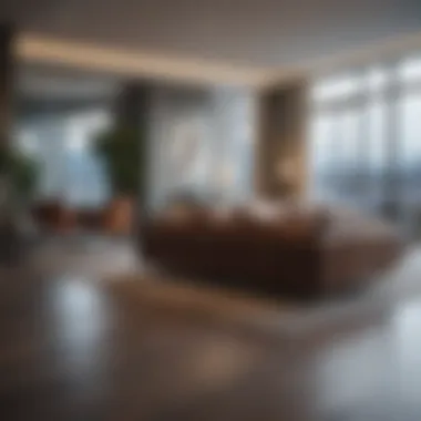 Modern Condo Interior A visually appealing condo interior showcasing modern design