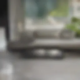 A cozy living room setup showcasing modern design elements