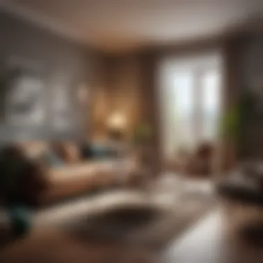 Cozy Apartment Essentials A cozy apartment setting showcasing essential furnishings