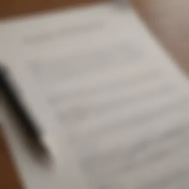 Understanding Your Lease A detailed view of a lease agreement with highlighted sections