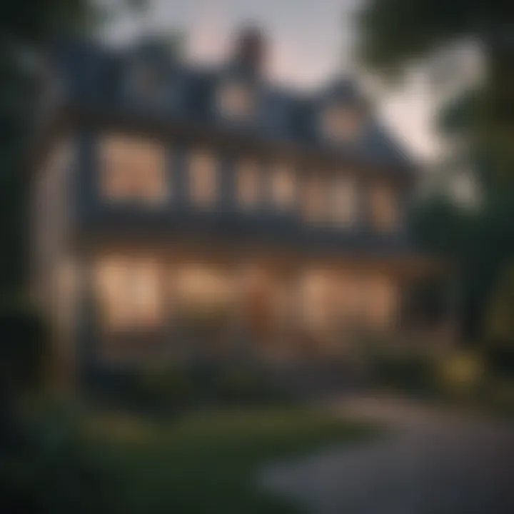 Homeowners assessing property worth