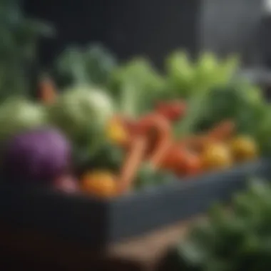 Diverse Vegetables for Container Planting A diverse array of vegetables suitable for container planting