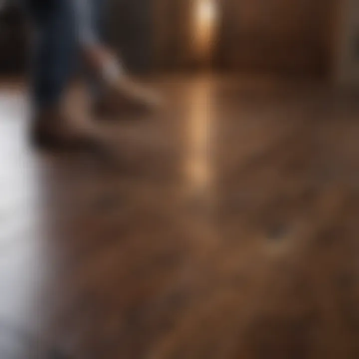 Professional service restoring stained wood flooring