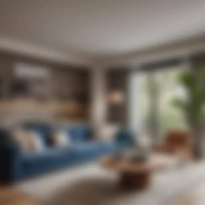 Stylish interior of a Royal Pines apartment highlighting modern furnishings and spacious layouts.
