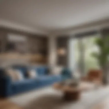 Interior Design Excellence Stylish interior of a Royal Pines apartment highlighting modern furnishings and spacious layouts.
