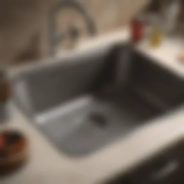 Various tools for unclogging a sink