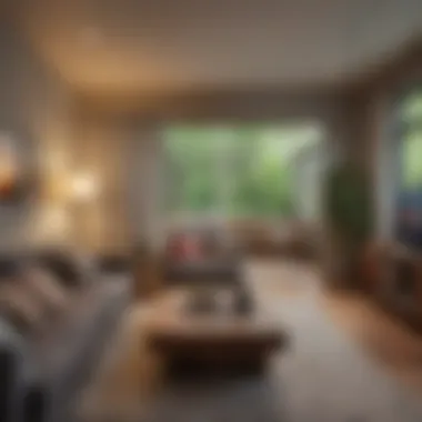 Cozy Living Room in Southwest Portland Apartment Cozy living room interior of a Southwest Portland apartment