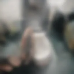 Clogged toilet with visible blockage