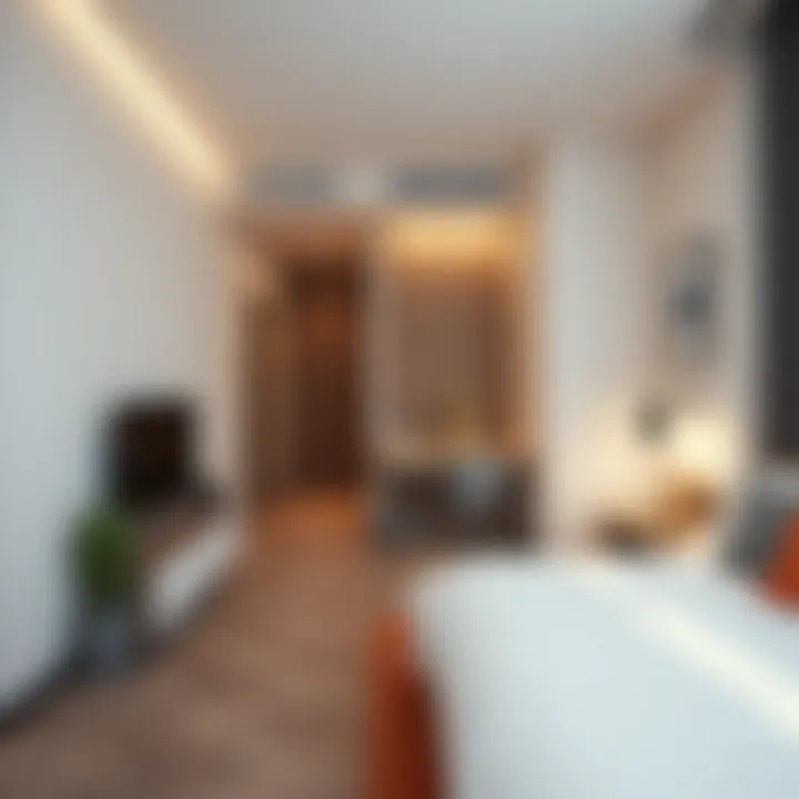 Stylish amenities found in a contemporary studio single apartment