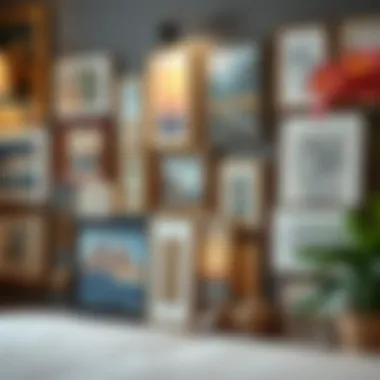 Innovative Fasteners for Artwork A collage of art pieces secured with alternative fasteners