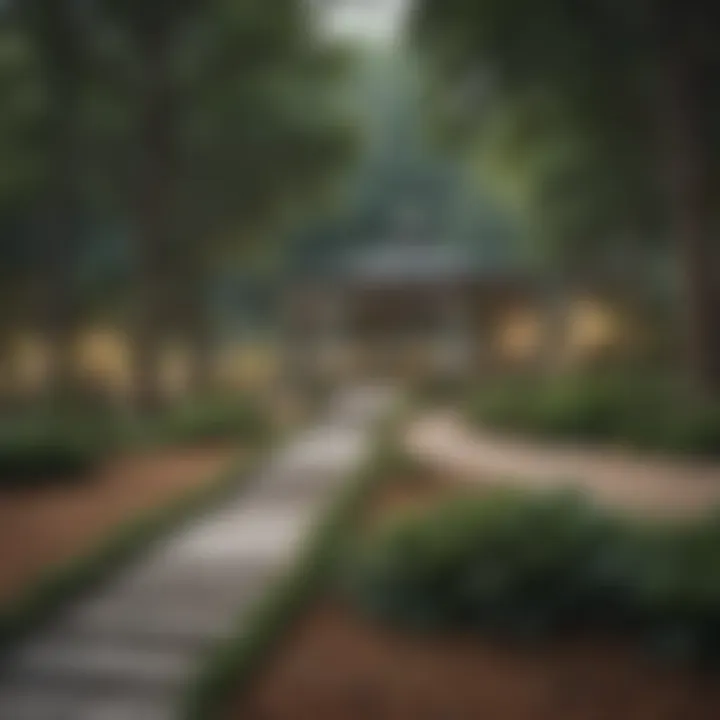 Peaceful park setting in Atlanta showcasing community life