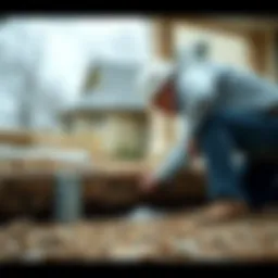 Detailed inspection of a home foundation