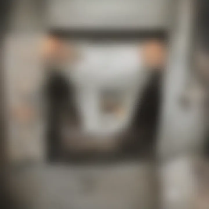 A clean toilet after unclogging