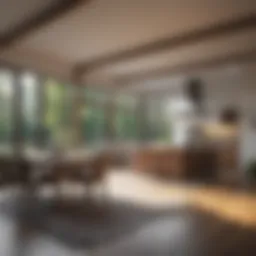 Detailed diagram showcasing measurement techniques for house square footage