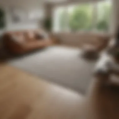 A detailed floor plan showcasing accurate square footage measurements in a residential setting