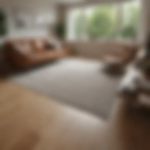 A detailed floor plan showcasing accurate square footage measurements in a residential setting