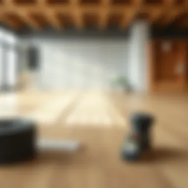 Diagram illustrating different measuring techniques for flooring