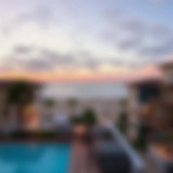 Beautiful sunset view from a Venice Beach rental