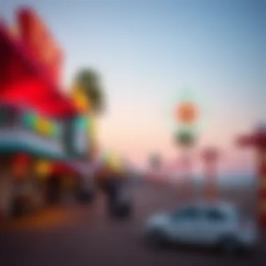 Vibrant Venice Beach boardwalk atmosphere